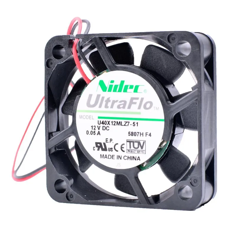 Nidec U40X12MLZ7-51 DC12V 0.05A cooling fan Nidec U40X12MLZ7-51 DC12V 0.05A cooling fan