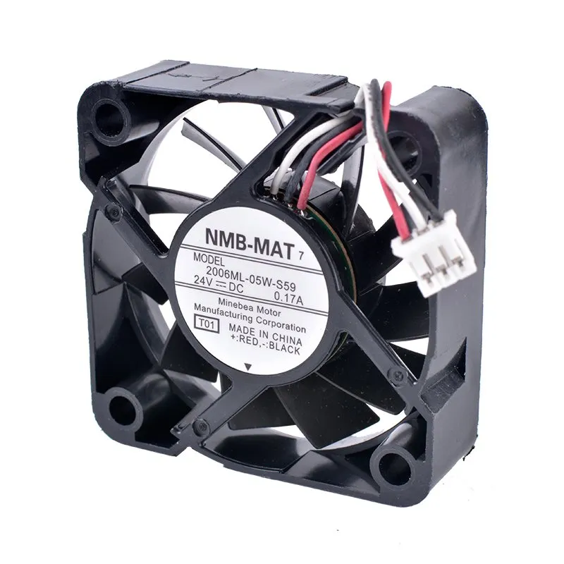NMB 2006ML-05W-S59 24V 0.17A 3 line inverter industrial cooling fan NMB 2006ML-05W-S59 24V 0.17A 3 line inverter industrial cooling fan