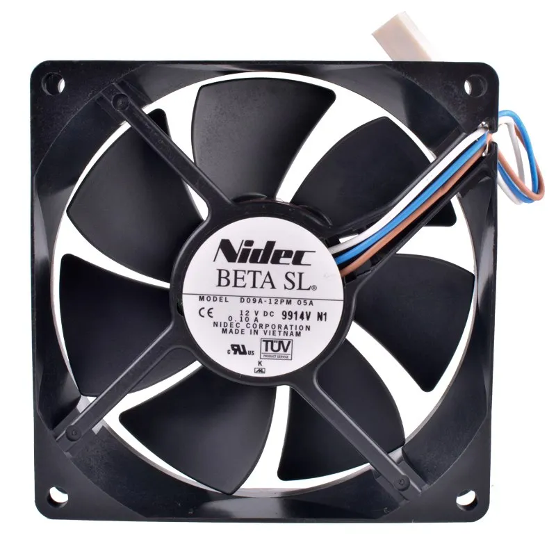 Nidec D09A-12PM 05A DC12V 0.10A Double ball bearing fan Nidec D09A-12PM 05A DC12V 0.10A Double ball bearing fan