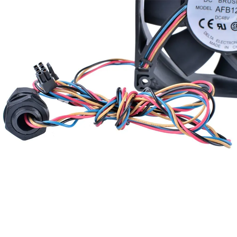 Delta AFB1248SHE 48V 0.40A 12cm 4-wire double ball server Cooling fan Delta AFB1248SHE 48V 0.40A 12cm 4-wire double ball server Cooling fan