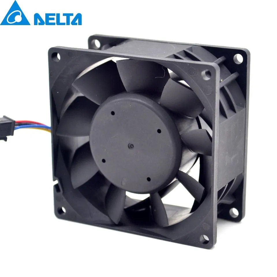 Delta PFB0812DHE 8CM 3.3A 12v 80 * 80 * 38mm Axial Cooling Fan Delta PFB0812DHE 8CM 3.3A 12v 80 * 80 * 38mm Axial Cooling Fan