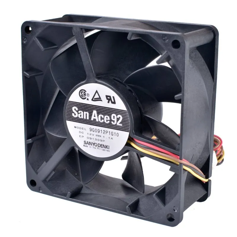 Sanyo 9G0912P1G10 DC12V 1.1A 4wire double ball bearing cooling fan Sanyo 9G0912P1G10 DC12V 1.1A 4wire double ball bearing cooling fan