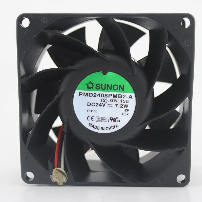 SUNON PMD2408PMB2-A DC 24V 7.2W 8cm inverter cooling fan SUNON PMD2408PMB2-A DC 24V 7.2W 8cm inverter cooling fan