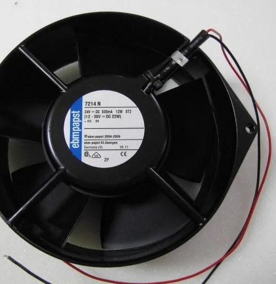 ebmpapst 7214N DC24V 12W wind capacity axial fan ebmpapst 7214N DC24V 12W wind capacity axial fan
