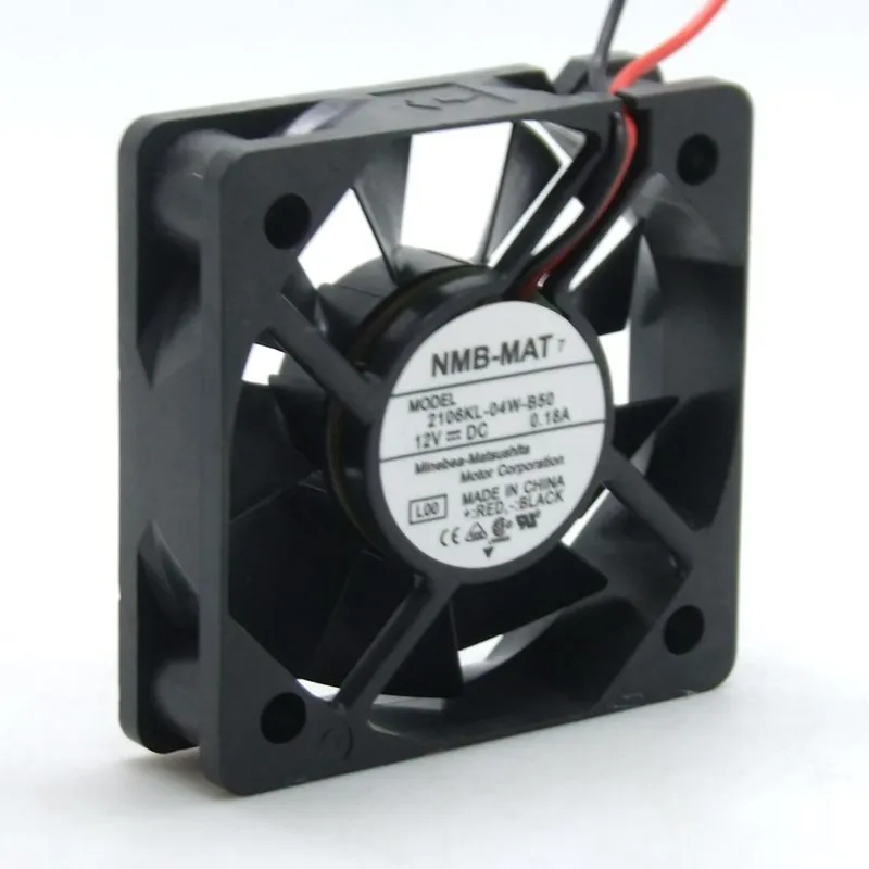 NMB 2106KL-04W-B50 12VDC 0.18A small chassis cooling fan NMB 2106KL-04W-B50 12VDC 0.18A small chassis cooling fan
