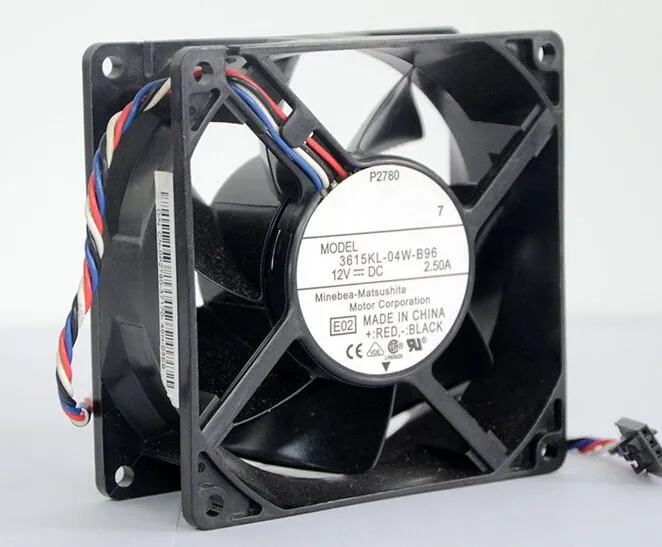 NMB 3615KL-04W-B96 92mm*92mm*38mm 12V 2.50A four wire fan NMB 3615KL-04W-B96 92mm*92mm*38mm 12V 2.50A four wire fan