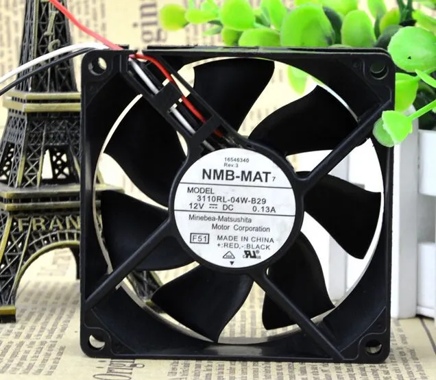 NMB 3110RL-04W-B29 12VDC 0.13A axial flow fan NMB 3110RL-04W-B29 12VDC 0.13A axial flow fan