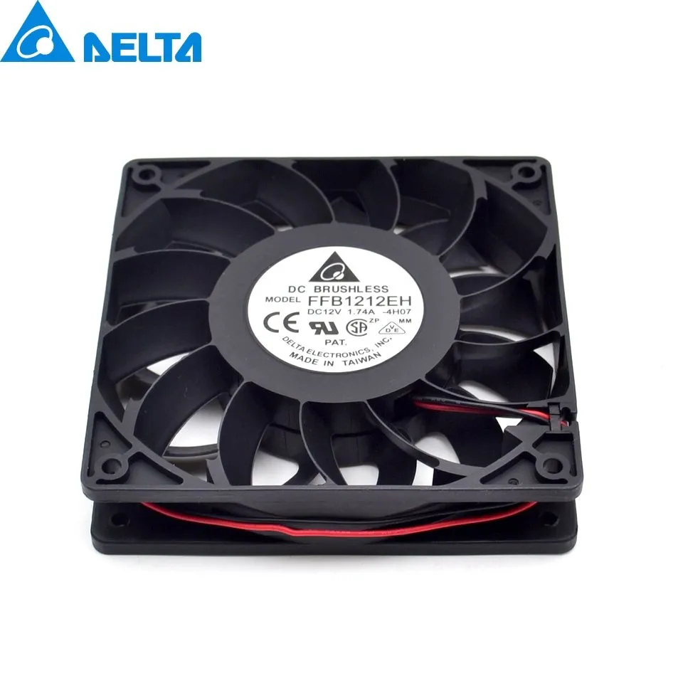 Delta FFB1212EH 12V 1.74A dual ball bearing cooling fan Delta FFB1212EH 12V 1.74A dual ball bearing cooling fan