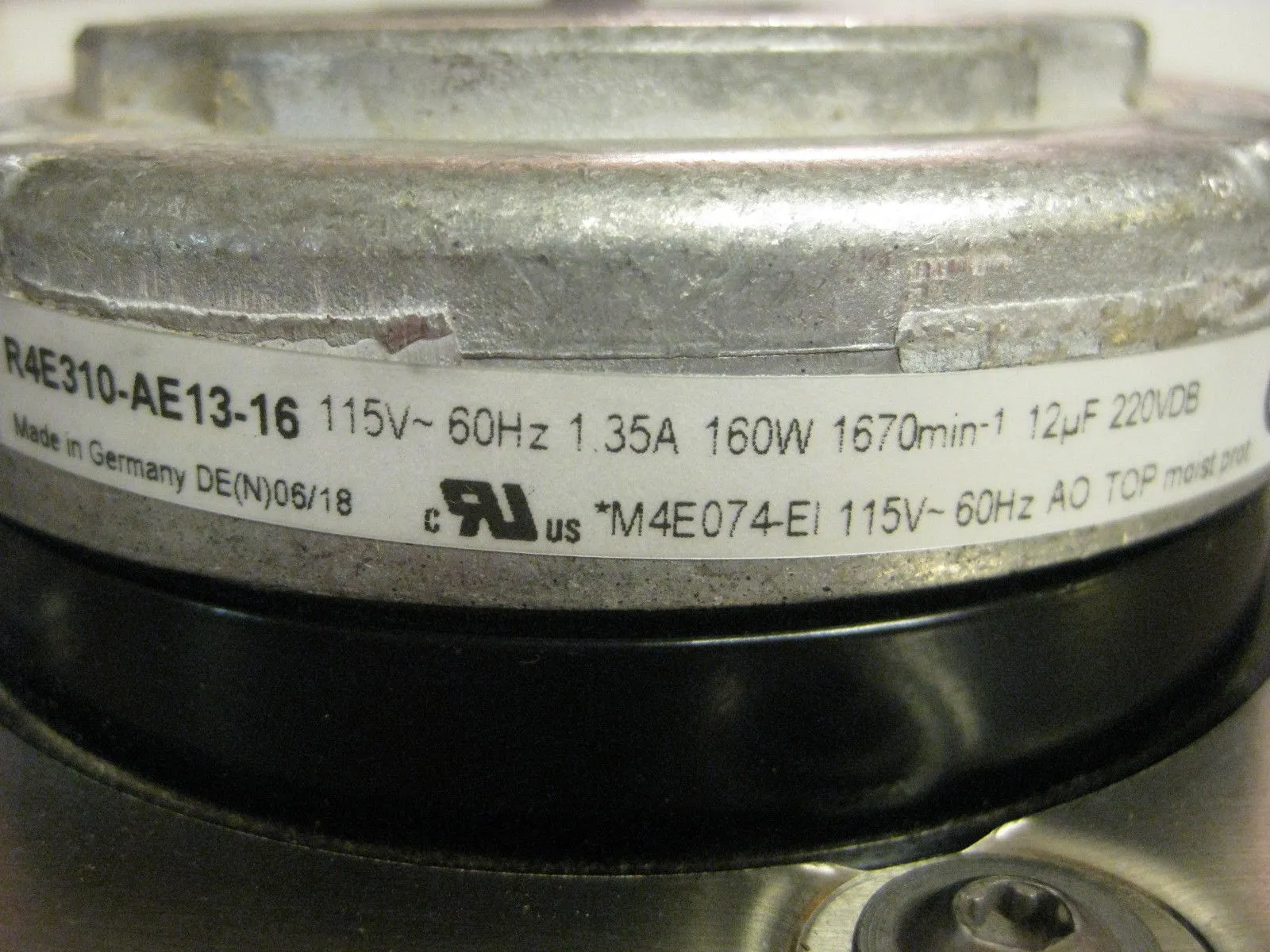 ebm papst R4E310-AE13-16 115VAC Impeller cooling Fan ebm papst R4E310-AE13-16 115VAC Impeller cooling Fan