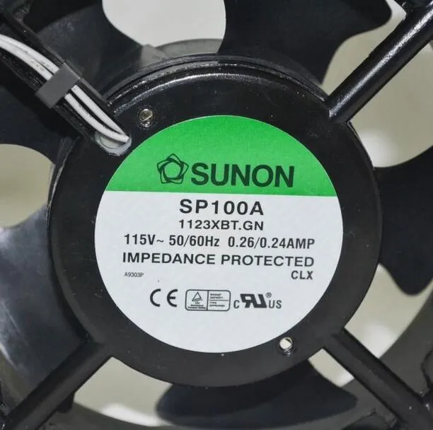 SUNON SP100A 1123XBT.GN 115V 120*120*38MM cabinet fan SUNON SP100A 1123XBT.GN 115V 120*120*38MM cabinet fan