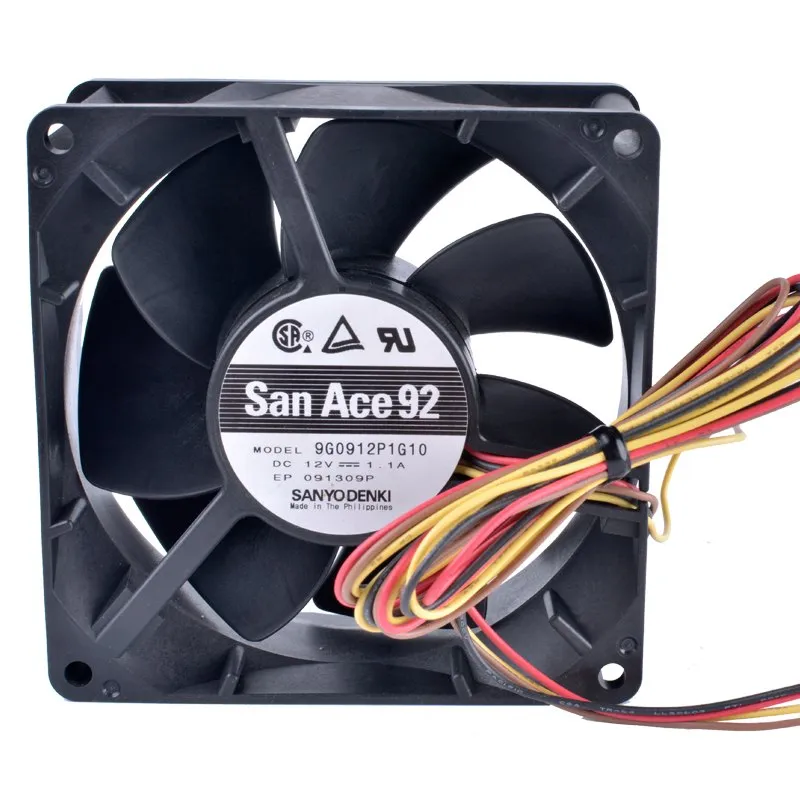 Sanyo 9G0912P1G10 DC12V 1.1A 4wire double ball bearing cooling fan Sanyo 9G0912P1G10 DC12V 1.1A 4wire double ball bearing cooling fan