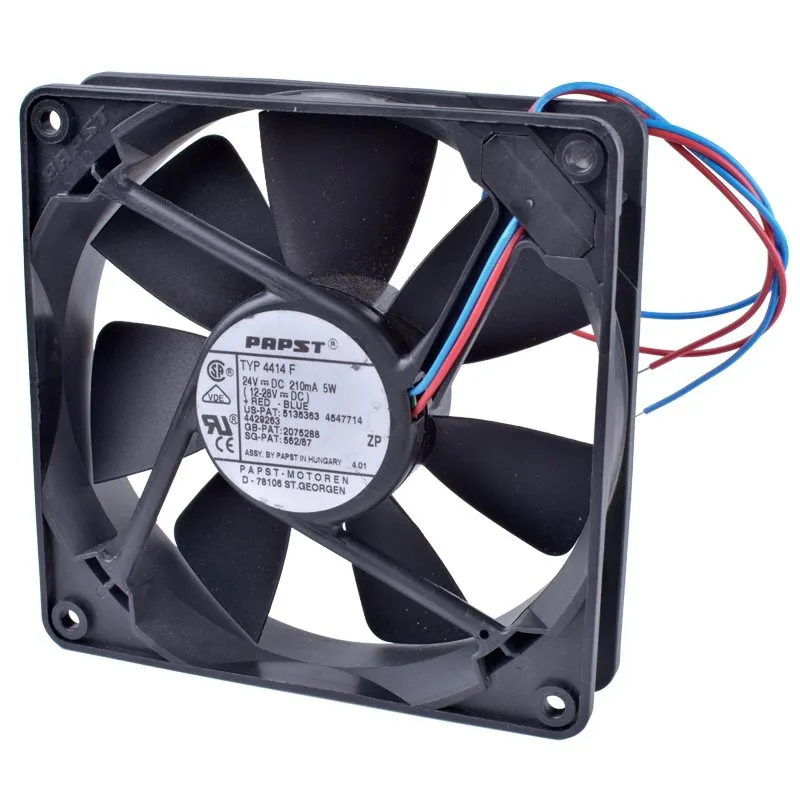 PAPST TYP4414F 24V DC 210mA 5W axial cooling fan PAPST TYP4414F 24V DC 210mA 5W axial cooling fan