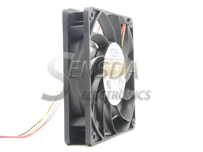 AVC DBTA1225B8S P006 DC48V 0.5A 4-wire 120x120x25mm Cooling Fan AVC DBTA1225B8S P006 DC48V 0.5A 4-wire 120x120x25mm Cooling Fan