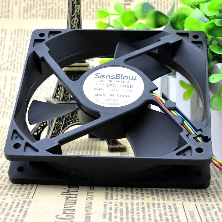 Delta EFC1248D-S30A 48V 0.21A 4wire PWM fan Huawei switches Delta EFC1248D-S30A 48V 0.21A 4wire PWM fan Huawei switches