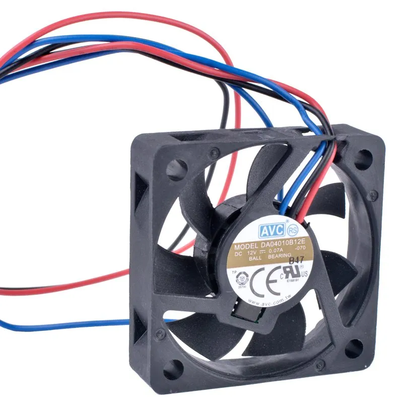 AVC DA04010B12E DC12V 0.07A Double Ball Bearing Fan AVC DA04010B12E DC12V 0.07A Double Ball Bearing Fan