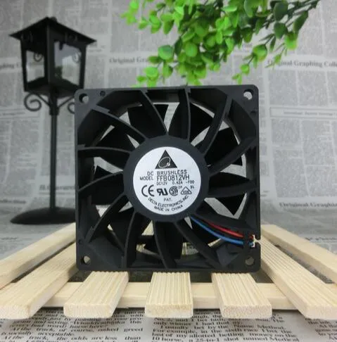 Delta FFB0812VH-FOO DC 12V 0.42A Speed Double Ball Bearing Cooling Fan Delta FFB0812VH-FOO DC 12V 0.42A Speed Double Ball Bearing Cooling Fan