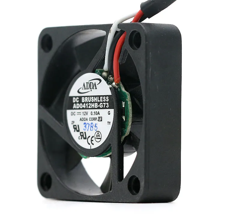 ADDA AD0412HB-G73 12V 0.10A 4CM ultra-quiet mini cooling fan ADDA AD0412HB-G73 12V 0.10A 4CM ultra-quiet mini cooling fan