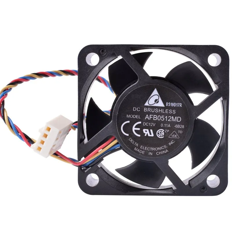 DELTA AFB0512MD 12V 0.11A 4-wire double ball bearing cooling fan DELTA AFB0512MD 12V 0.11A 4-wire double ball bearing cooling fan