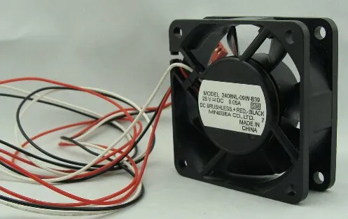 NMB 2408NL-09W-B39 DC28V 0.05A ball bearing cooling fan NMB 2408NL-09W-B39 DC28V 0.05A ball bearing cooling fan