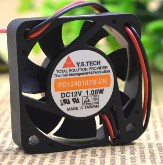 Y.S.TECH FD1240107B-2N authentic 4CM 40*40*10 1.08W 2 wire cooling fan Y.S.TECH FD1240107B-2N authentic 4CM 40*40*10 1.08W 2 wire cooling fan