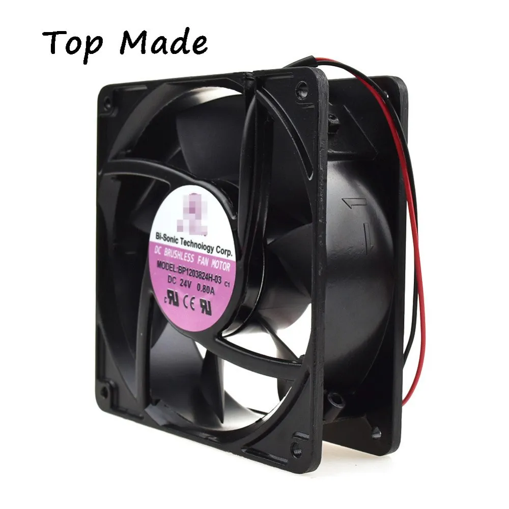 BI-SONIC BP13824H-03 24V 0.80A Ball Bearing Axial Flow Fan BI-SONIC BP13824H-03 24V 0.80A Ball Bearing Axial Flow Fan
