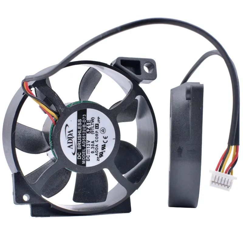 ADDA AD5012UB-D73 AD4512XB-G73 12V 0.30A DC Brushless fan ADDA AD5012UB-D73 AD4512XB-G73 12V 0.30A DC Brushless fan