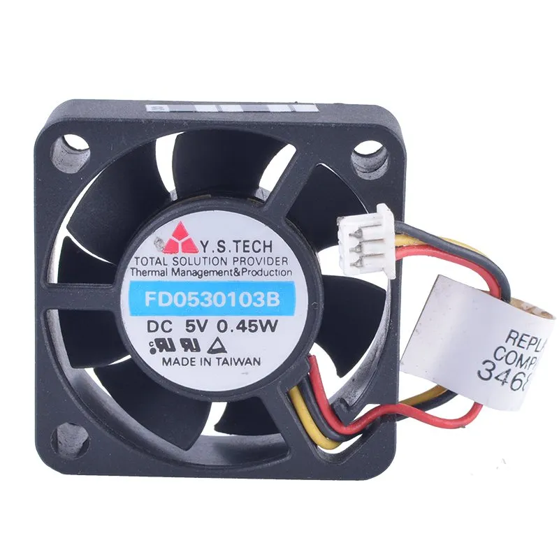 Y.S.TECH FD0530103B 5V 0.45W Double ball bearing micro cooling fan Y.S.TECH FD0530103B 5V 0.45W Double ball bearing micro cooling fan