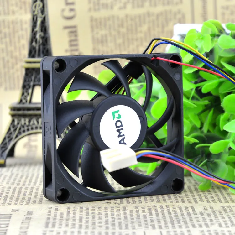 AVC DE07015B12L four-pin 7CM AMD intelligent speed fan AVC DE07015B12L four-pin 7CM AMD intelligent speed fan