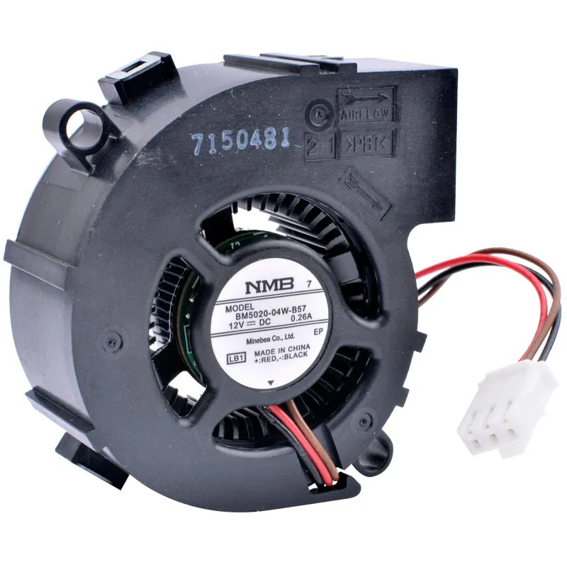 NMB BM5020-04W-B57 12V 0.26A centrifugal turbo blower projector cooling fan NMB BM5020-04W-B57 12V 0.26A centrifugal turbo blower projector cooling fan