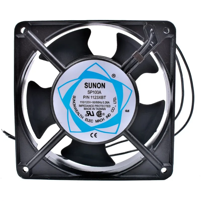 SUNON SP100A P/N1123HBL HSL XBL 110V Double ball bearing cabinet cooling fan SUNON SP100A P/N1123HBL HSL XBL 110V Double ball bearing cabinet cooling fan