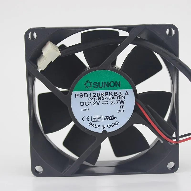 SUNON PSD18PKB3-A 12V 2.7W 8CM double ball cooling fan SUNON PSD18PKB3-A 12V 2.7W 8CM double ball cooling fan