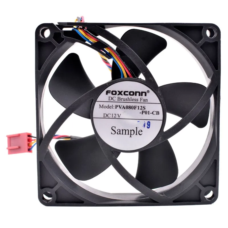 FOXCONN PVA080F12S DC12V Brushless cooling fan FOXCONN PVA080F12S DC12V Brushless cooling fan