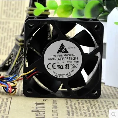 Delta AFB0612GH 6CM 12V 0.72A 4-line PWM flow fan Delta AFB0612GH 6CM 12V 0.72A 4-line PWM flow fan