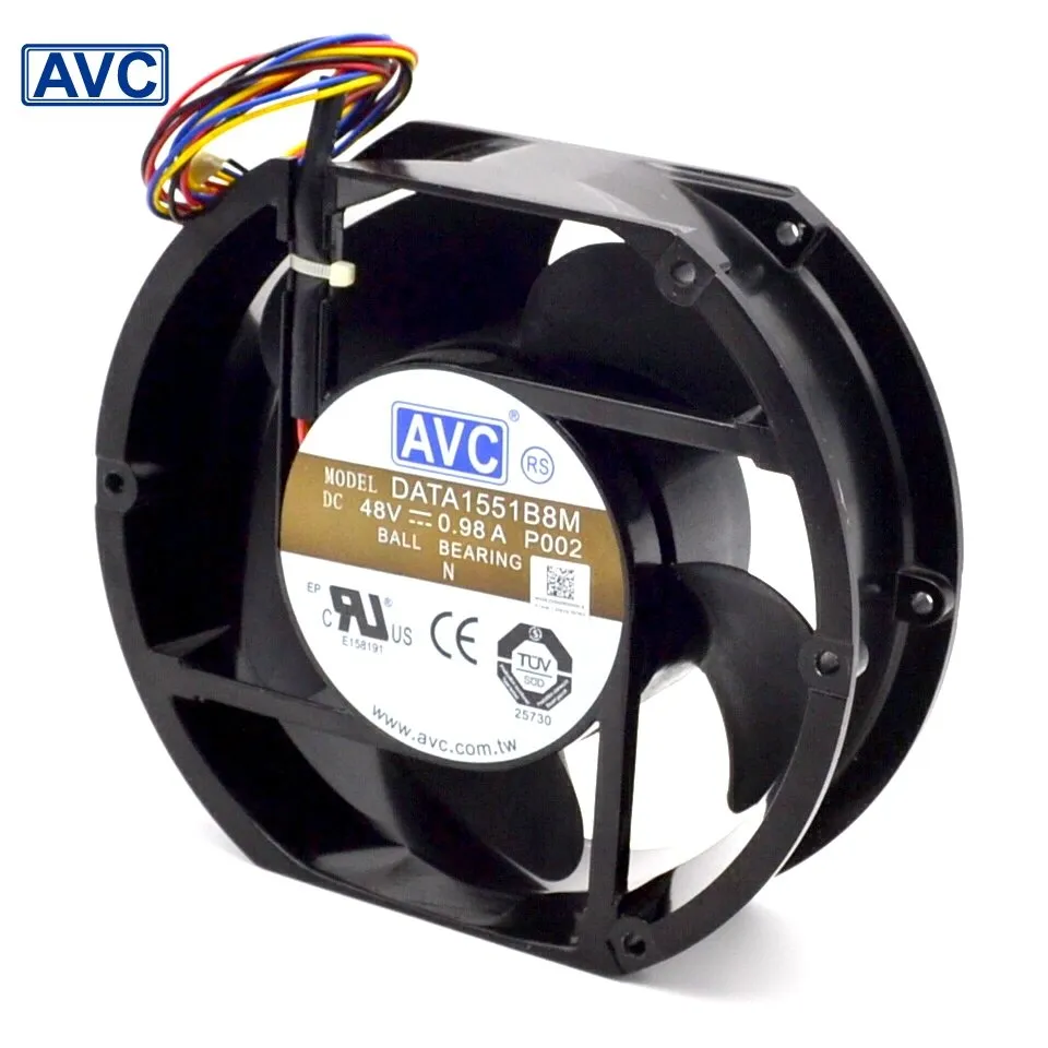 AVC DATA1551B8M 17CM 48V 0.98A IPC wind Full Metal fan AVC DATA1551B8M 17CM 48V 0.98A IPC wind Full Metal fan