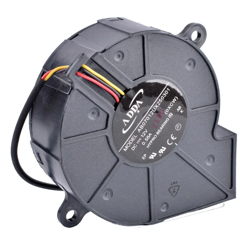 ADDA AB07012UX250301 DC12V 0.55A Centrifugal turbine fan ADDA AB07012UX250301 DC12V 0.55A Centrifugal turbine fan