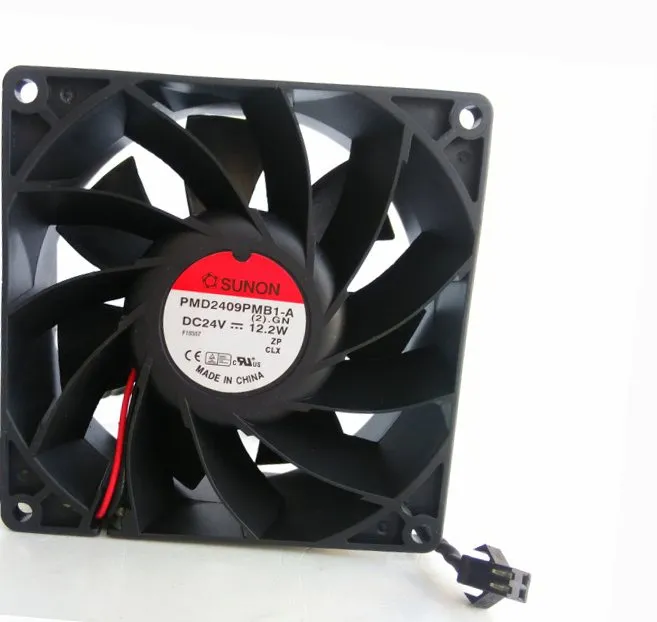 SUNON PMD2409PMB1-A 12.2W DC 24V 3-wire converter Cooling fan SUNON PMD2409PMB1-A 12.2W DC 24V 3-wire converter Cooling fan