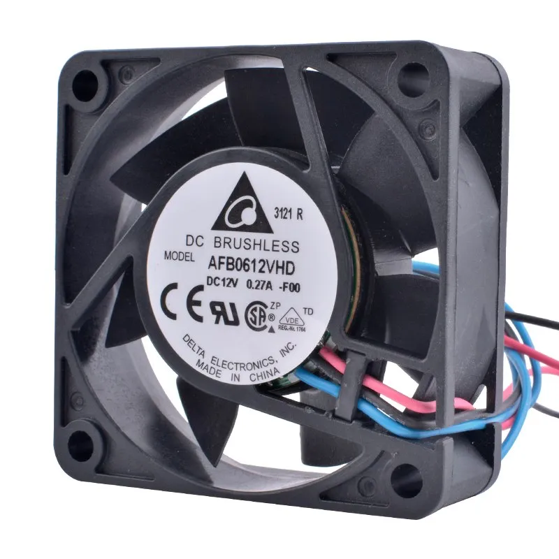 DELTA AFB0612VHD-F00 12V 0.27A speed monitoring double ball air volume cooling fan DELTA AFB0612VHD-F00 12V 0.27A speed monitoring double ball air volume cooling fan