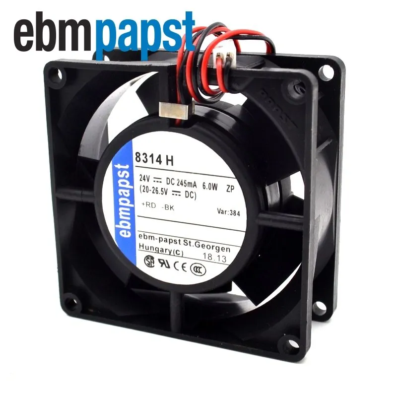 Ebmpapst 8314H DC24V 6.0W inverter double ball bearing fan Ebmpapst 8314H DC24V 6.0W inverter double ball bearing fan