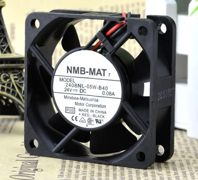 NMB 2408NL-05W-B40 24V 0.08A 6cm 2-wire inverter fan NMB 2408NL-05W-B40 24V 0.08A 6cm 2-wire inverter fan
