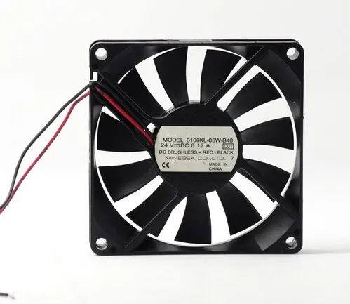 MNB 3106KL-05W-B40 24V 0.12A 8CM 80*80*15 frequency second-line fan MNB 3106KL-05W-B40 24V 0.12A 8CM 80*80*15 frequency second-line fan