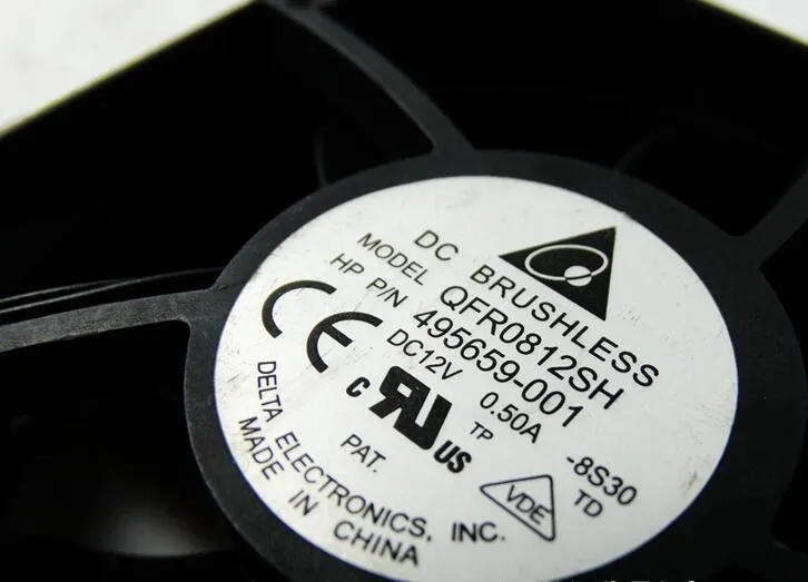 Delta QFR0812SH DC12V 0.50A 8CM 4-lines Cooling Fan Delta QFR0812SH DC12V 0.50A 8CM 4-lines Cooling Fan