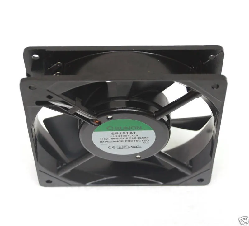 Sunon SP101AT 1122HBT AC 120x120x25mm 115VAC 0.2A cooling fan Axial Fan Sunon SP101AT 1122HBT AC 120x120x25mm 115VAC 0.2A cooling fan Axial Fan
