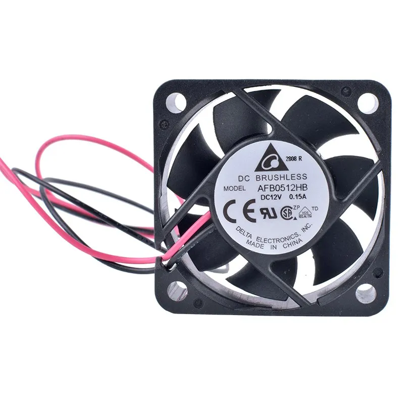 DELTA AFB0512HB 5cm 50mm 12V 0.15A Double ball bearing large air volume cooling fan DELTA AFB0512HB 5cm 50mm 12V 0.15A Double ball bearing large air volume cooling fan