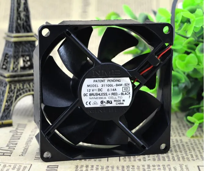 NMB 3110GL-B4W-B24 12V 0.14A quiet cooling fan NMB 3110GL-B4W-B24 12V 0.14A quiet cooling fan