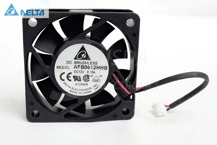Delta AFB0612HHB 12v 0.18a axial case cooler Cooling fan Delta AFB0612HHB 12v 0.18a axial case cooler Cooling fan