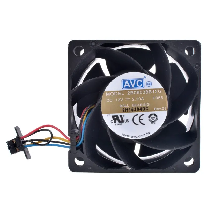AVC 2B06038B12G DC12V 2.20A ball bearing cooling fan AVC 2B06038B12G DC12V 2.20A ball bearing cooling fan