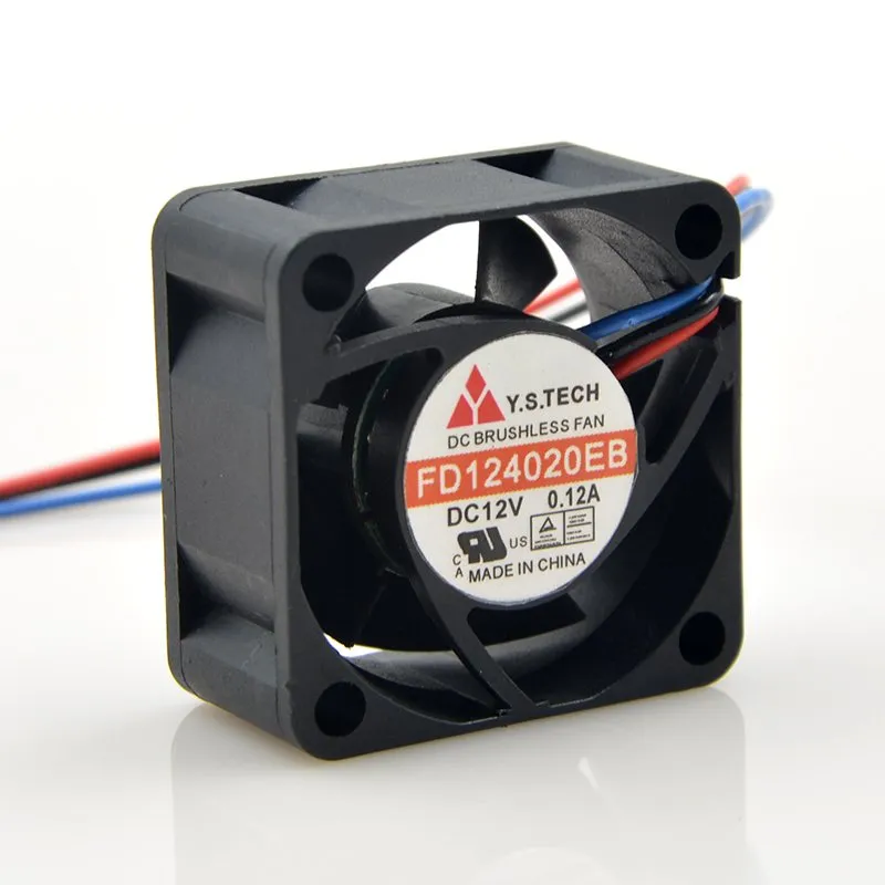 Y.S Tech FD124020EB 4CM DC12V 0.12A 3PIN double ball cooling fan Y.S Tech FD124020EB 4CM DC12V 0.12A 3PIN double ball cooling fan