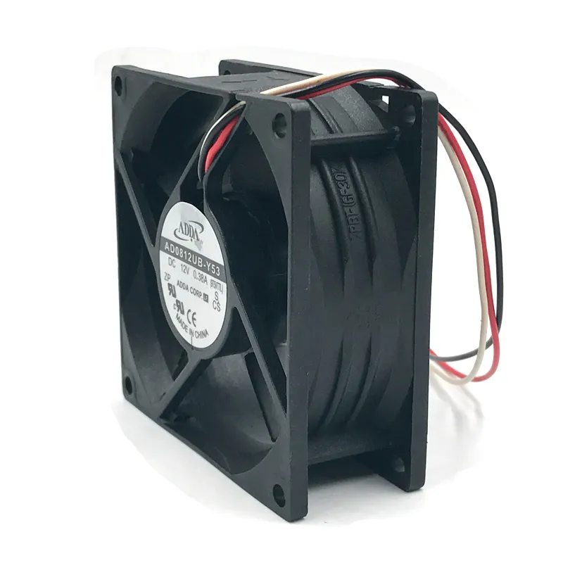 ADDA AD0812UB-Y53 8cm DC12V 0.38A 3-wires case blower inverter cooling fan ADDA AD0812UB-Y53 8cm DC12V 0.38A 3-wires case blower inverter cooling fan