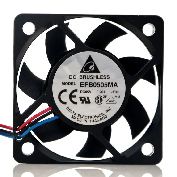 Delta EFB0505MA DC05V 5CM 0.20A 4500RPM Cooling Axial Fan Delta EFB0505MA DC05V 5CM 0.20A 4500RPM Cooling Axial Fan
