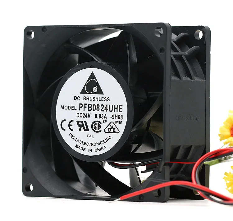Delta PFB0824UHE 24V 0.93A 4line PWM inverter cooling fan Delta PFB0824UHE 24V 0.93A 4line PWM inverter cooling fan
